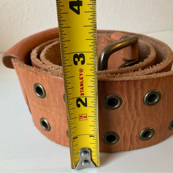 🔥 Linea Pelle Vintage Collection Leather Belt Size M - Picture 5 of 8